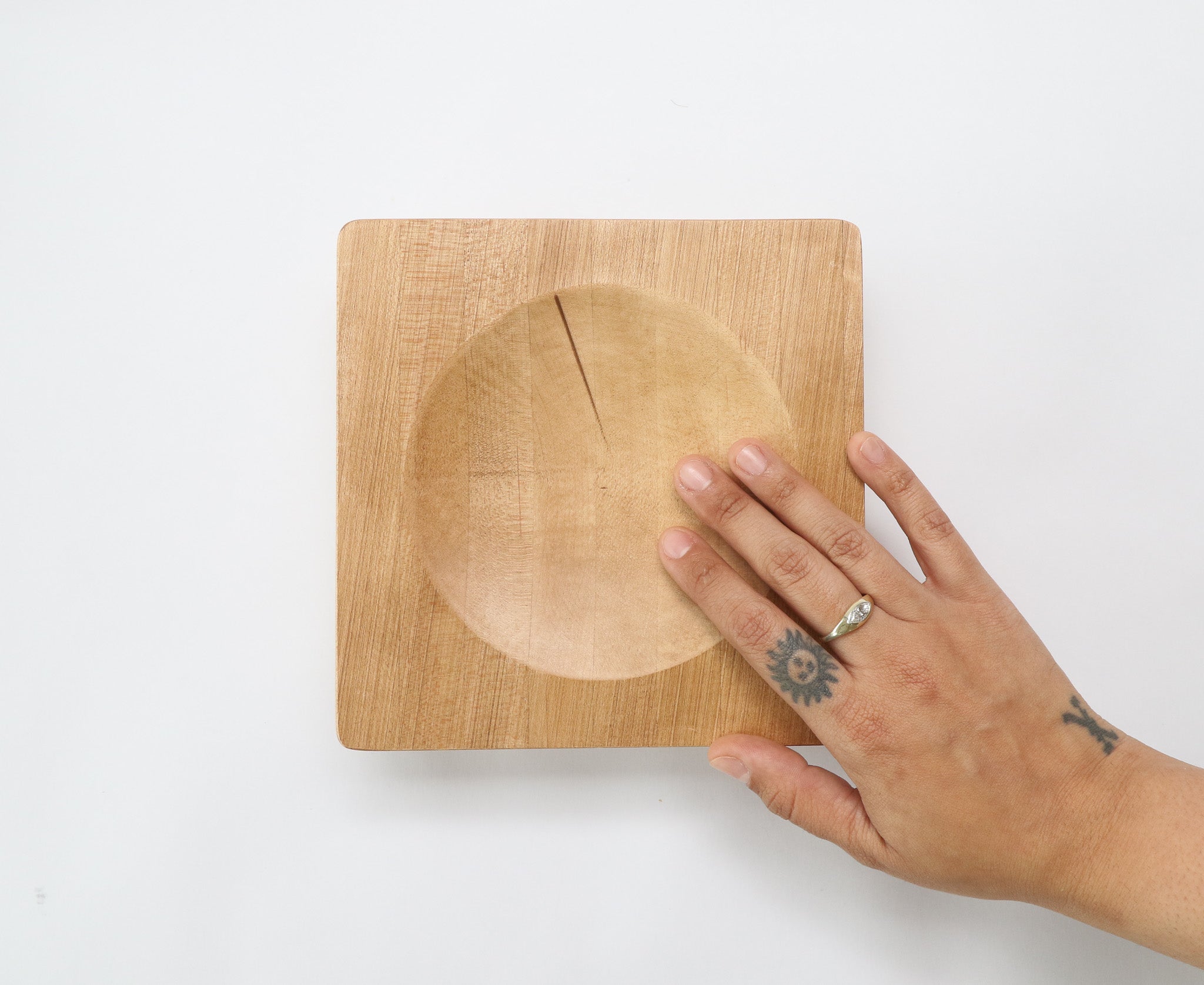 Warm Maple Catch-All Tray